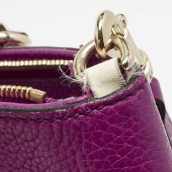 Gucci Fuchsia Pebbled Leather Soho Working Tote