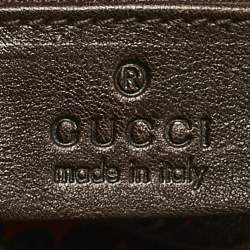Gucci Choco Brown Leather Duchessa Boston Bag