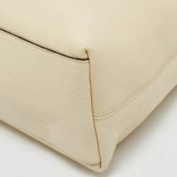 Gucci Cream Leather Medium Soho Chain Tote