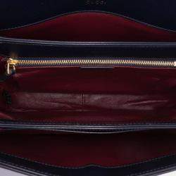 Gucci Brown Small Canvas Horsebit 1955 Shoulder Bag