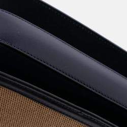 Gucci Brown Small Canvas Horsebit 1955 Shoulder Bag