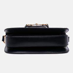 Gucci Brown Small Canvas Horsebit 1955 Shoulder Bag