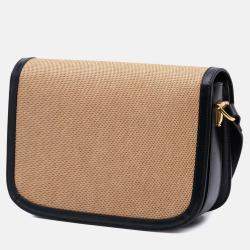 Gucci Brown Small Canvas Horsebit 1955 Shoulder Bag