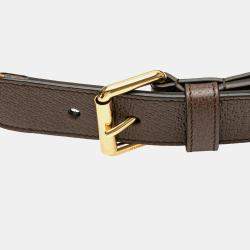 Gucci Brown Mini GG Supreme Blondie Belt Bag