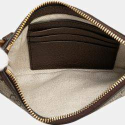 Gucci Brown Mini GG Supreme Blondie Belt Bag