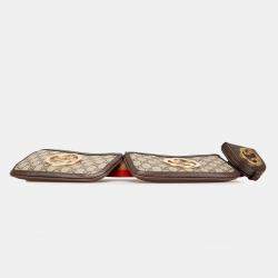 Gucci Brown Mini GG Supreme Blondie Belt Bag