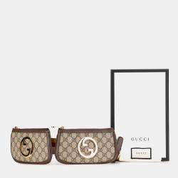 Gucci Brown Mini GG Supreme Blondie Belt Bag
