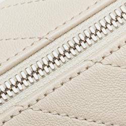 Gucci White Mini Leather Blondie Shoulder Bag