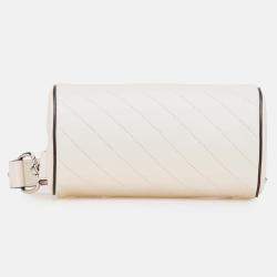 Gucci White Mini Leather Blondie Shoulder Bag