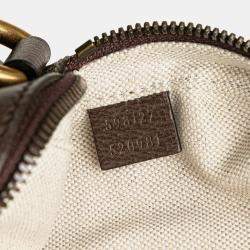 Gucci Beige Brown Mini GG Supreme Ophidia Crossbody