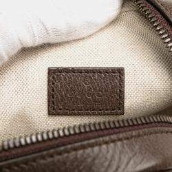 Gucci Beige Brown Mini GG Supreme Ophidia Crossbody