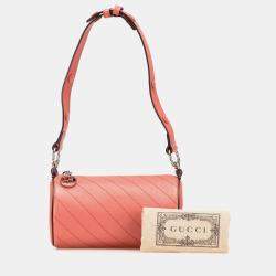 Gucci Pink Mini Leather Blondie Shoulder Bag
