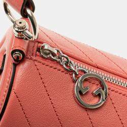Gucci Pink Mini Leather Blondie Shoulder Bag