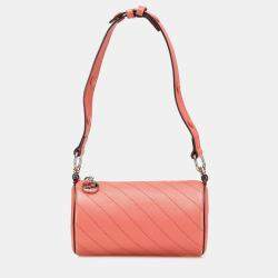 Gucci Pink Mini Leather Blondie Shoulder Bag