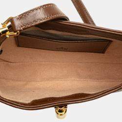 Gucci Beige Brown Mini GG Supreme Jackie 1961 Crossbody