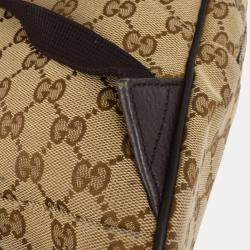 Gucci Beige GG Canvas Backpack