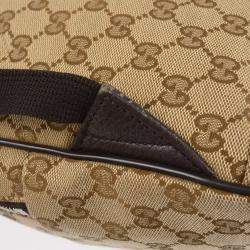 Gucci Beige GG Canvas Backpack