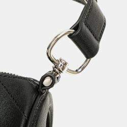 Pre Owned Gucci Black Mini Leather Blondie Shoulder Bag