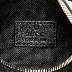 Pre Owned Gucci Black Mini Leather Blondie Shoulder Bag