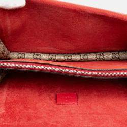 Gucci Brown Small GG Supreme Dionysus Shoulder Bag