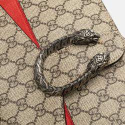 Gucci Brown Small GG Supreme Dionysus Shoulder Bag