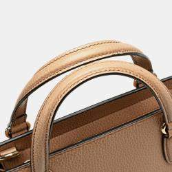 Gucci Brown Medium Leather Soho  Convertible Top Handle 