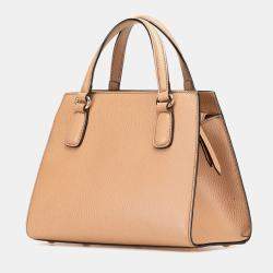 Gucci Brown Medium Leather Soho  Convertible Top Handle 