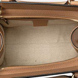 Gucci Brown Medium Leather Soho  Convertible Top Handle 
