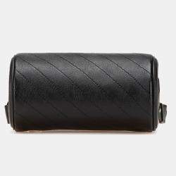 Pre Owned Gucci Black Mini Leather Blondie Shoulder Bag