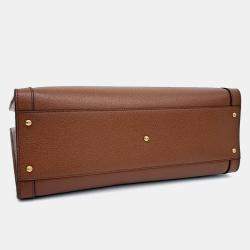 Gucci Brown Leather Diana Large Tote Bag