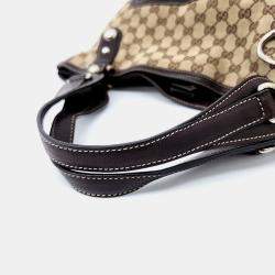 Gucci Beige Fabric Jagarde Shoulder Bag