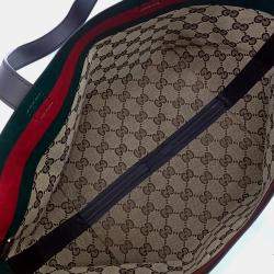 Gucci Brown Coated Canvas Tortissima Shoulder Bag Small