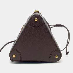 Gucci Beige Brown Coated Canvas and Leather Ophidia GG Bucket Bag