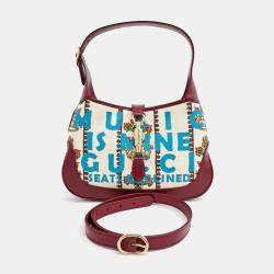Gucci Multicolor Leather Jackie 1961 Small Hobo Bag