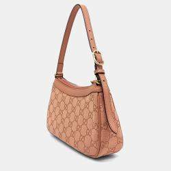 Gucci Pink Fabric Ophidia Small Shoulder Bag