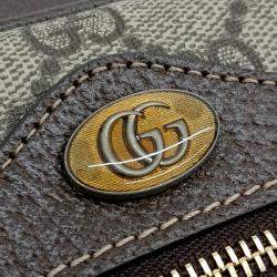 Gucci Beige Canvas Ophidia Supreme Mini Crossbody Bag
