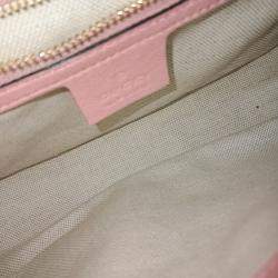 Gucci Pink/Red Matrasse Leather Marmont Shoulder Bag