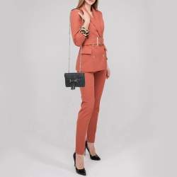 Gucci Navy Blue MIcroguccissima Leather Mini Emily Crossbody Bag