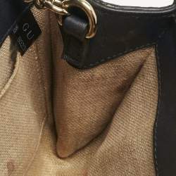 Gucci Navy Blue MIcroguccissima Leather Mini Emily Crossbody Bag