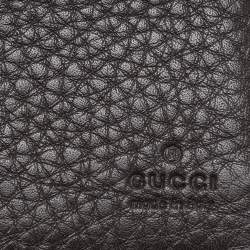 Gucci Brown Leather Horsebit Web Continental Wallet