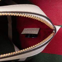 Gucci Beige Medium GG Supreme Emblem Bucket