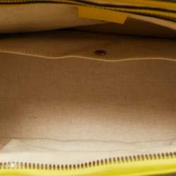 Gucci Yellow Ombre Patent Leather Medium Bright Bit Tote