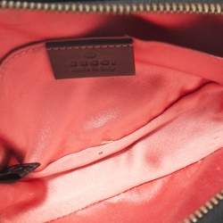 Gucci Black Matelassé Velvet Mini GG Marmont Belt Bag