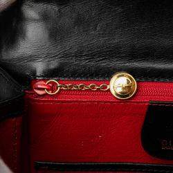 Gucci Black Calfskin Bamboo Night