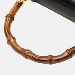 Gucci Black Calfskin Bamboo Night