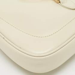Gucci Off White Leather Mini 1961 Jackie Shoulder Bag