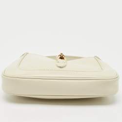 Gucci Off White Leather Mini 1961 Jackie Shoulder Bag