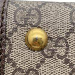 Gucci Beige/Brown GG Supreme Canvas Beauty Case