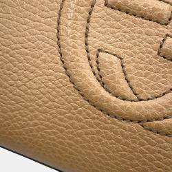 Gucci Beige Leather Soho Interlocking 2Way Tote Bag