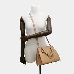 Gucci Beige Leather Soho Interlocking 2Way Tote Bag